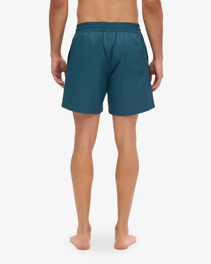 Klassiska badshorts – havsgrön