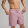Klassiska badshorts – jaktgrön