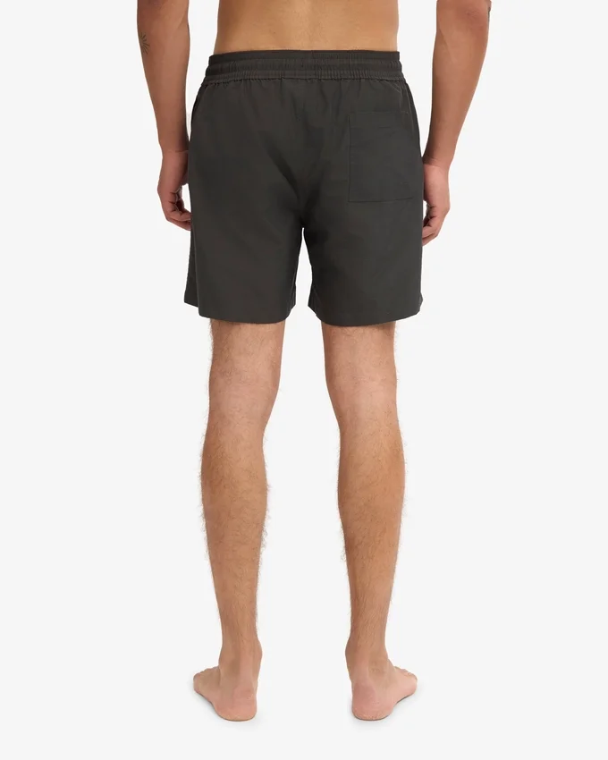 Klassiska badshorts – lavagrå