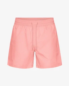 Klassiska badshorts – ljus korall