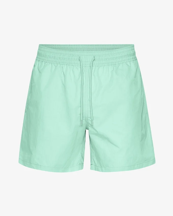 Klassiska badshorts – ljus turkos