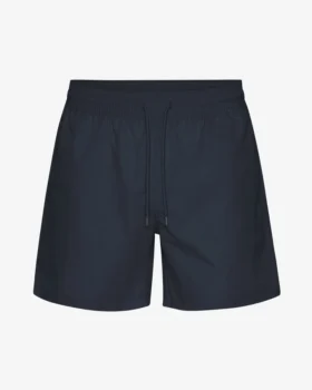 Klassiska badshorts – marinblå