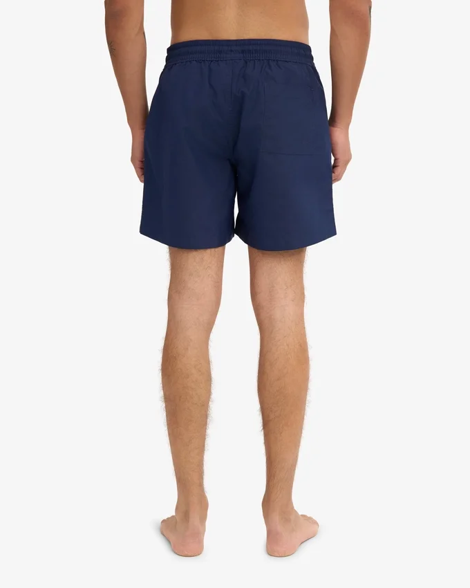 Klassiska badshorts – marinblå