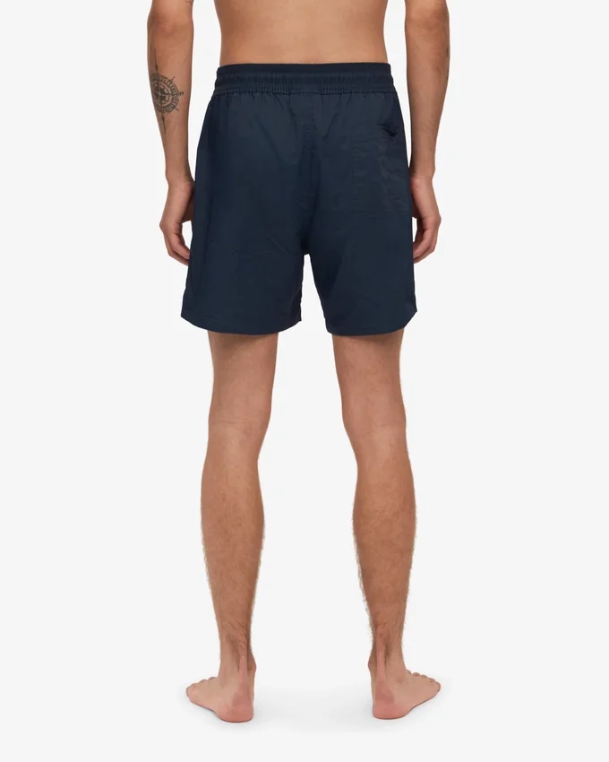 Klassiska badshorts – marinblå