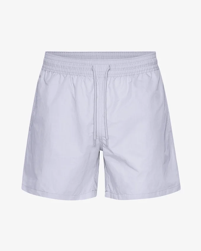 Klassiska badshorts – mjuk lavendel