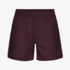 Klassiska badshorts – oxblodsröd