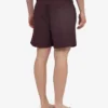 Klassiska badshorts – oxblodsröd