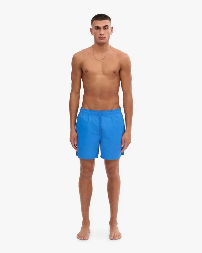 Klassiska badshorts – Pacific Blue