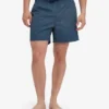 Klassiska badshorts – petrolblå