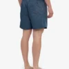 Klassiska badshorts – petrolblå