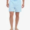Klassiska badshorts – polarblå