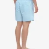 Klassiska badshorts – polarblå