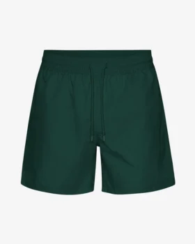 Klassiska badshorts – smaragdgröna