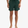Klassiska badshorts – smaragdgröna