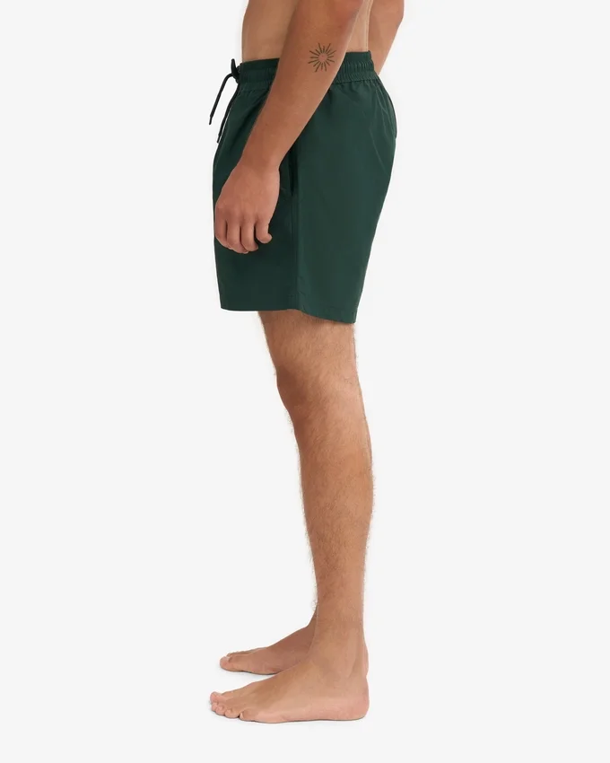 Klassiska badshorts – smaragdgröna