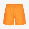 Klassiska badshorts – solig orange
