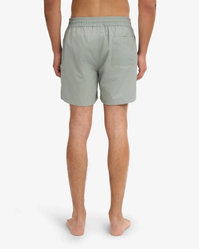Klassiska badshorts – stålblå