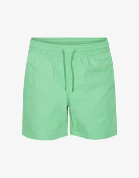 Klassiska badshorts – vårgrön