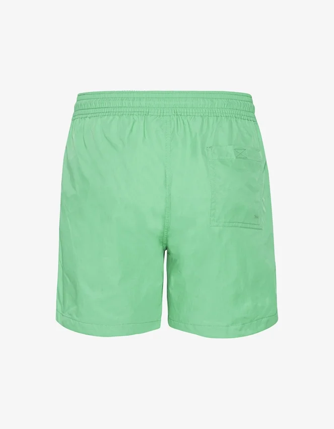 Klassiska badshorts – vårgrön