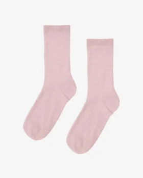 Klassiska Classic Organic damstrumpor – blekt rosa