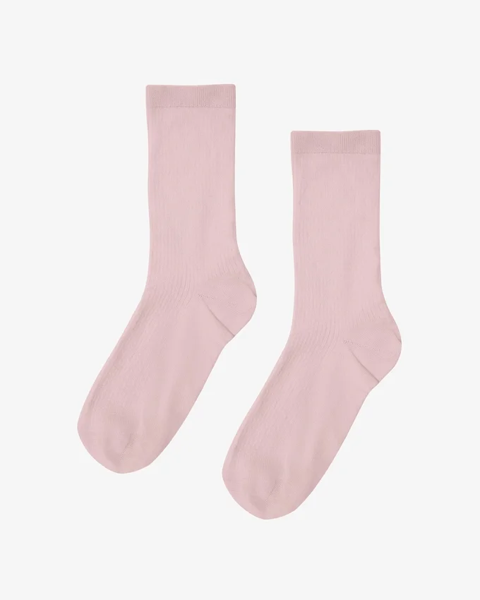 Klassiska Classic Organic damstrumpor – blekt rosa