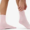 Klassiska Classic Organic damstrumpor – blekt rosa