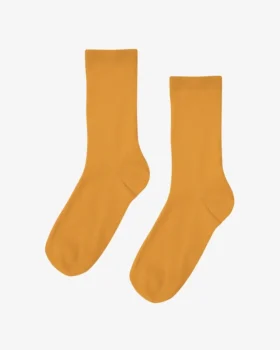Klassiska Classic Organic damstrumpor – bränd gul
