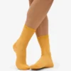 Klassiska Classic Organic damstrumpor – bränd gul