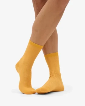 Klassiska Classic Organic damstrumpor – bränd gul
