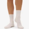 Klassiska Classic Organic damstrumpor – elfenbensvit