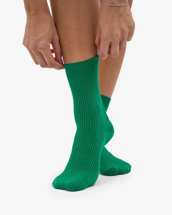 Klassiska Classic Organic damstrumpor – kellygrön