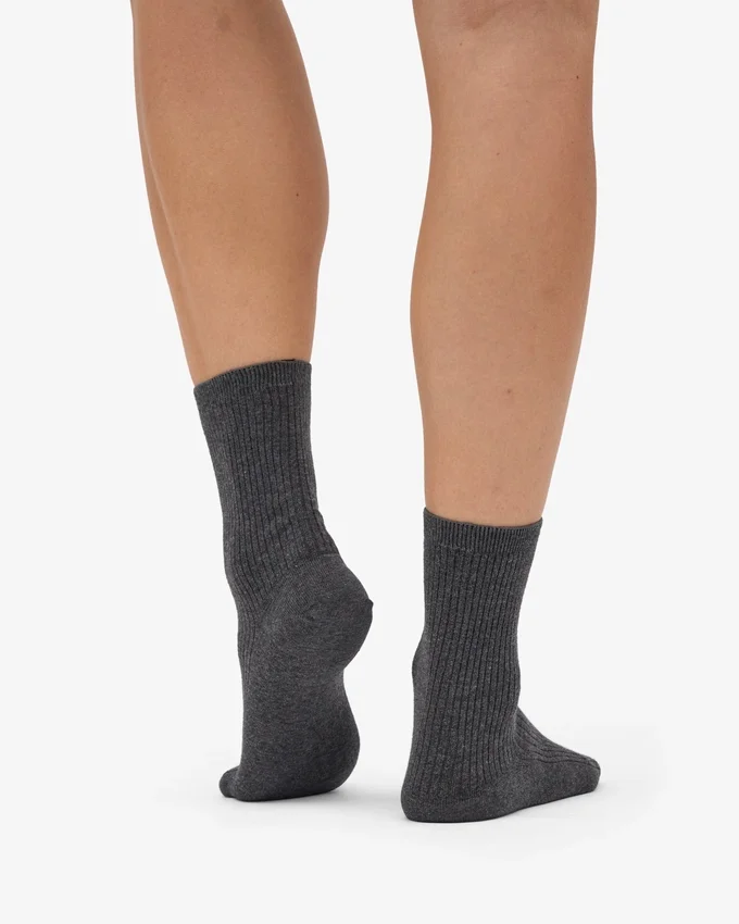 Klassiska Classic Organic damstrumpor – lavagrå