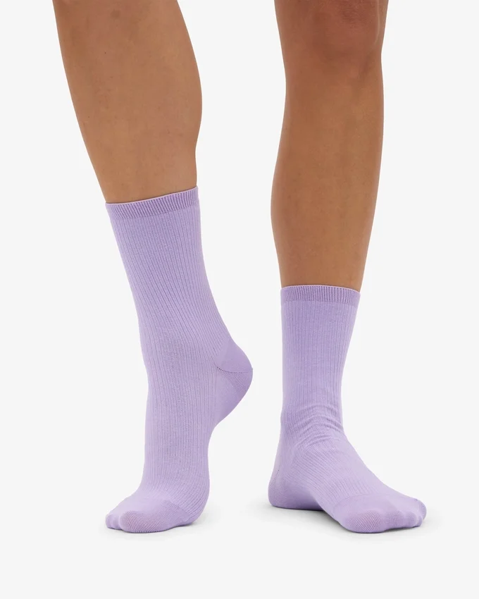 Klassiska Classic Organic damstrumpor – mjuk lavendel