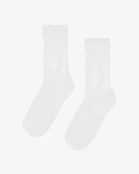 Klassiska Classic Organic damstrumpor – optiskt vitt