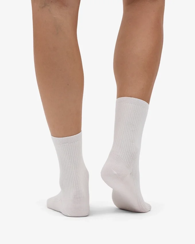 Klassiska Classic Organic damstrumpor – optiskt vitt