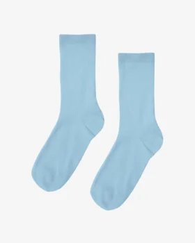 Klassiska Classic Organic damstrumpor – Seaside Blue