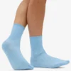Klassiska Classic Organic damstrumpor – Seaside Blue