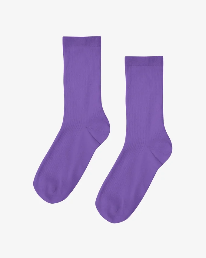 Klassiska Classic Organic damstrumpor – ultraviolett