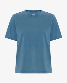 Light Organic Tee – Faded Indigo