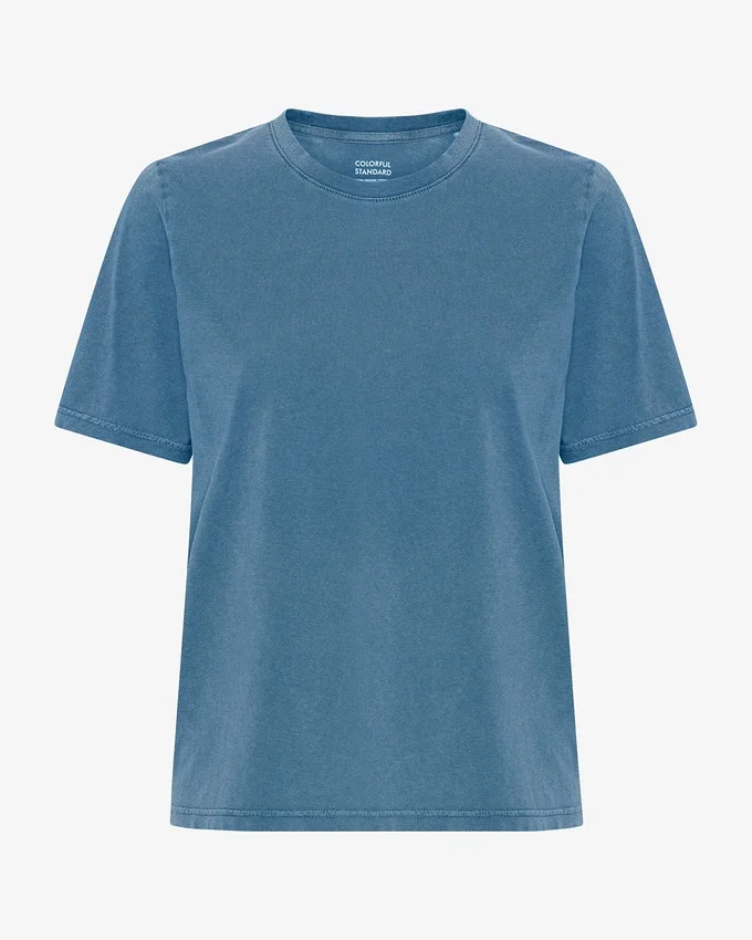 Light Organic Tee – Faded Indigo