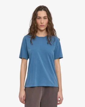Light Organic Tee – Faded Indigo