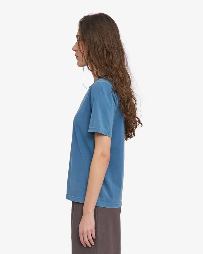Light Organic Tee – Faded Indigo