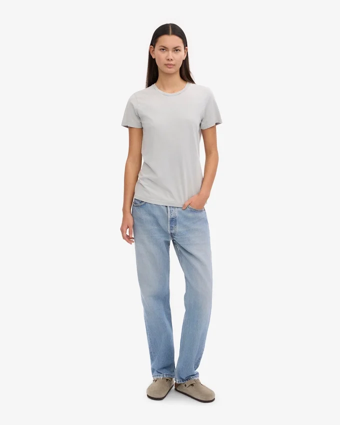 Light Organic Tee för dam – blekt grå
