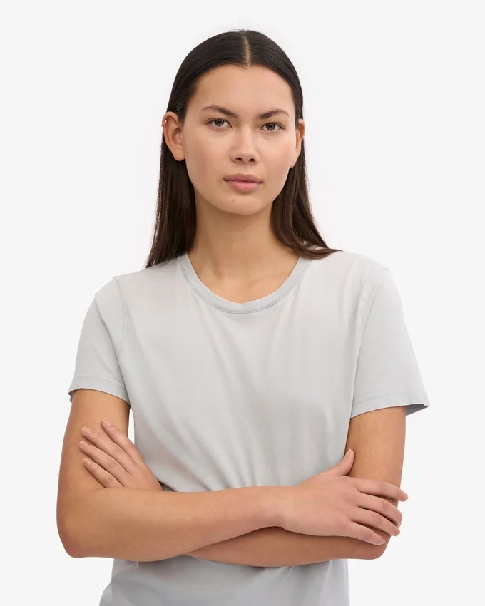 Light Organic Tee för dam – blekt grå