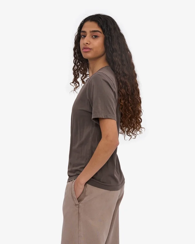 Light Organic Tee för dam – blekt lergrå