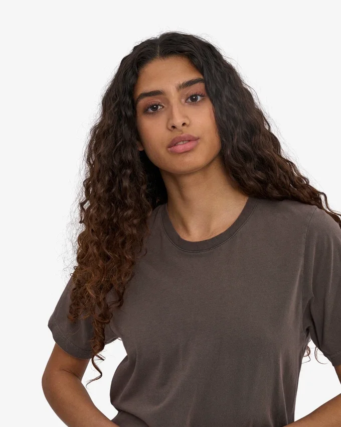 Light Organic Tee för dam – blekt lergrå