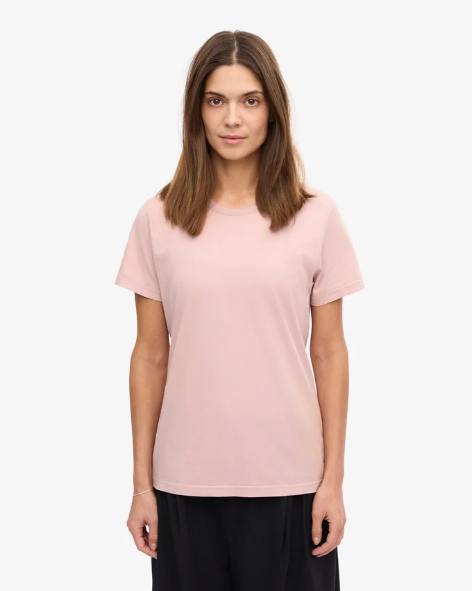 Light Organic Tee för dam – blekt rosa
