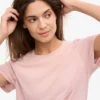 Light Organic Tee för dam – blekt rosa