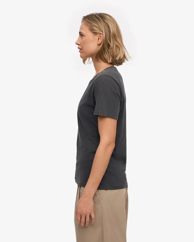 Light Organic Tee för dam – blekt svart