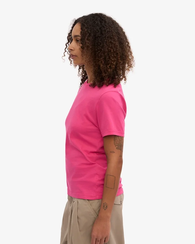 Light Organic Tee för dam – Bubblegum Pink